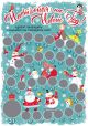 Настройся на Новый год! Адвент-календарь с заданиями под стирающимся слоем. Снеговики. (294х418 мм)