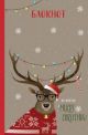 Блокнот Merry Christmas. Сказочный олень (с гирляндой)