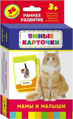Мамы и малыши (Умные карточки 3+)